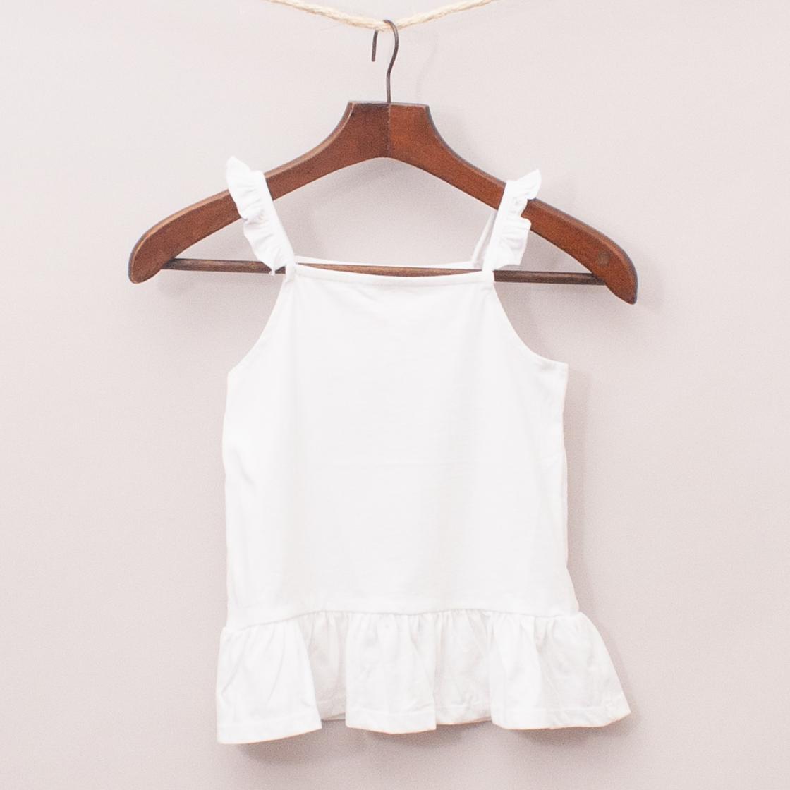 River Island White Singlet "Brand New"