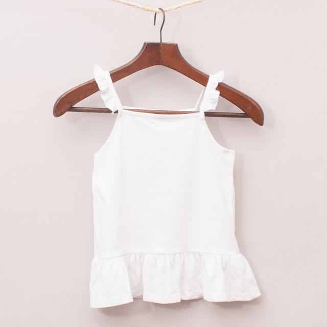 River Island White Singlet "Brand New"