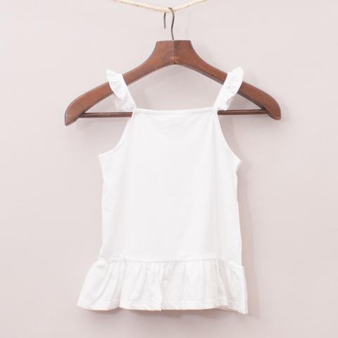 River Island White Singlet "Brand New"