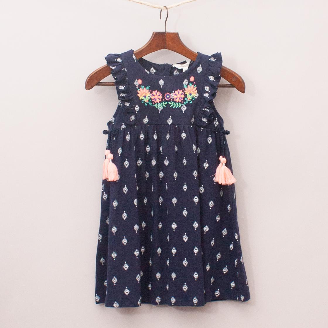 Milkshake Embroidered Dress "Brand New"