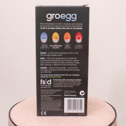 GroEgg Color Changing Digital Room Thermometer "Brand New"