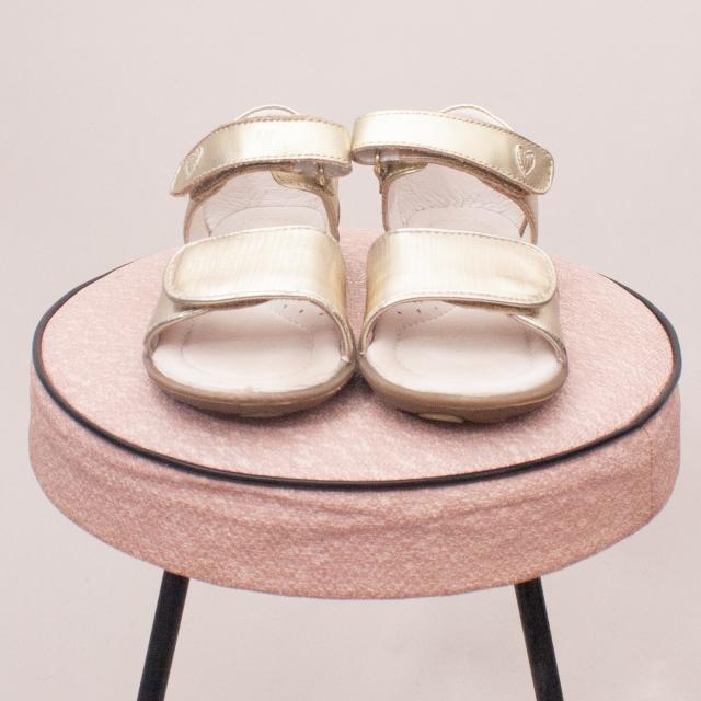 Ciao Gold Sandals - Size EU 24 (Age 1-2Yrs Approx.)