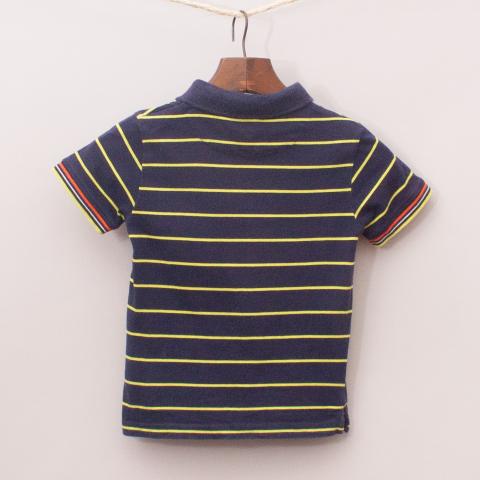 Ted Baker Striped Polo Shirt