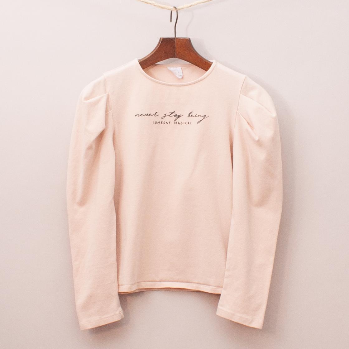 Zara Pastel Long Sleeve Top