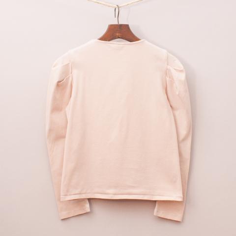 Zara Pastel Long Sleeve Top