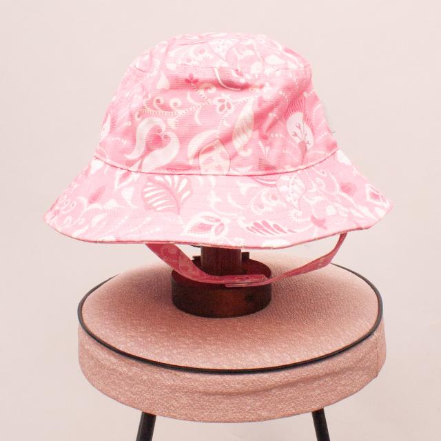 Country Road Pink Floral Hat - Size 12-24Mths Approx. "Brand New"