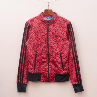 Adidas leopard 2024 print jacket