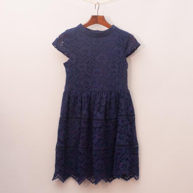 Origami Lace Dress