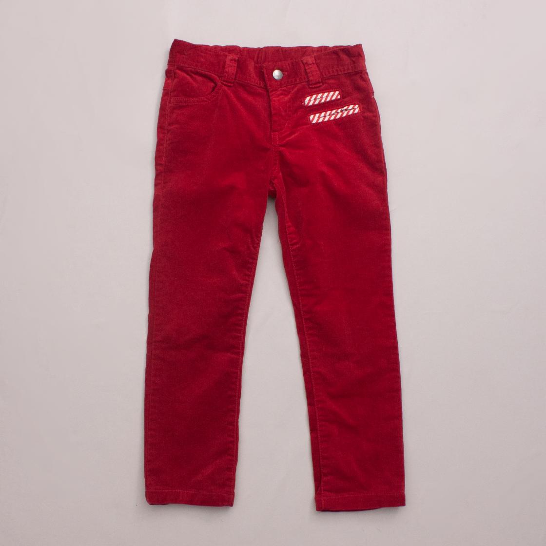 Sooki Red Corduroy Jeans