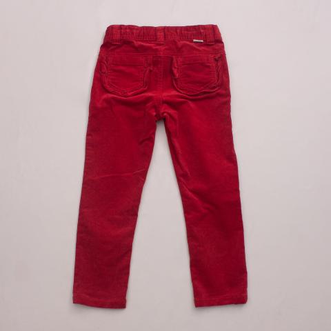 Sooki Red Corduroy Jeans