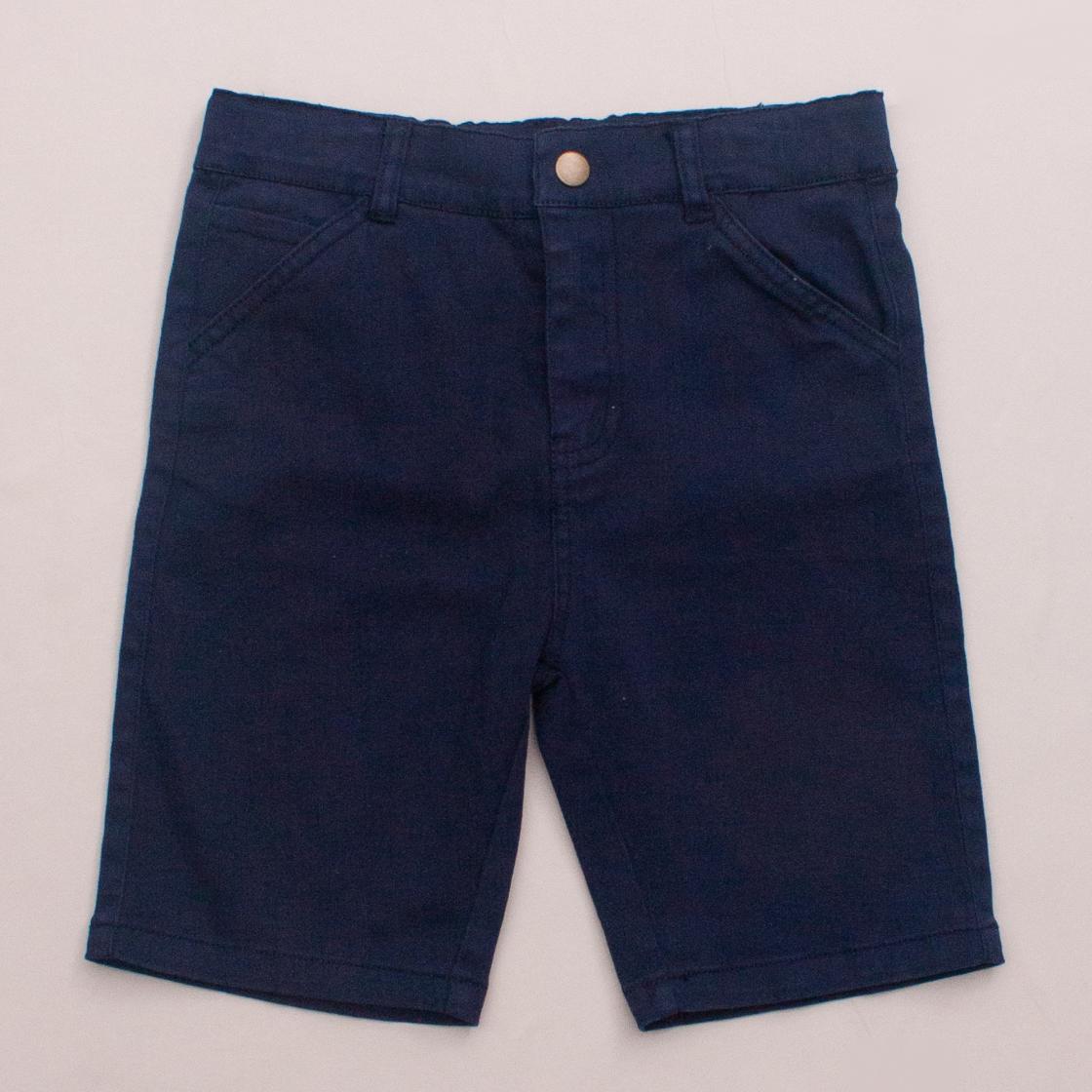 Milky Navy Blue Shorts