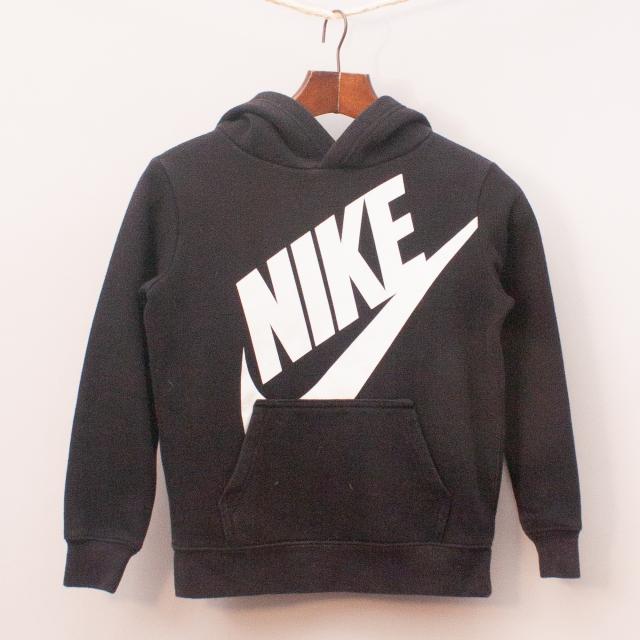 Nike Black Hooded Jumper