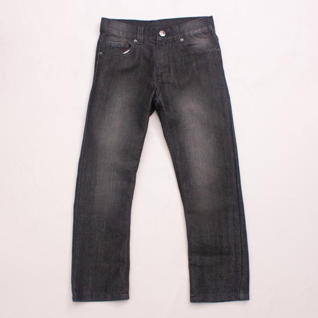 Emerson Distressed Black Jeans