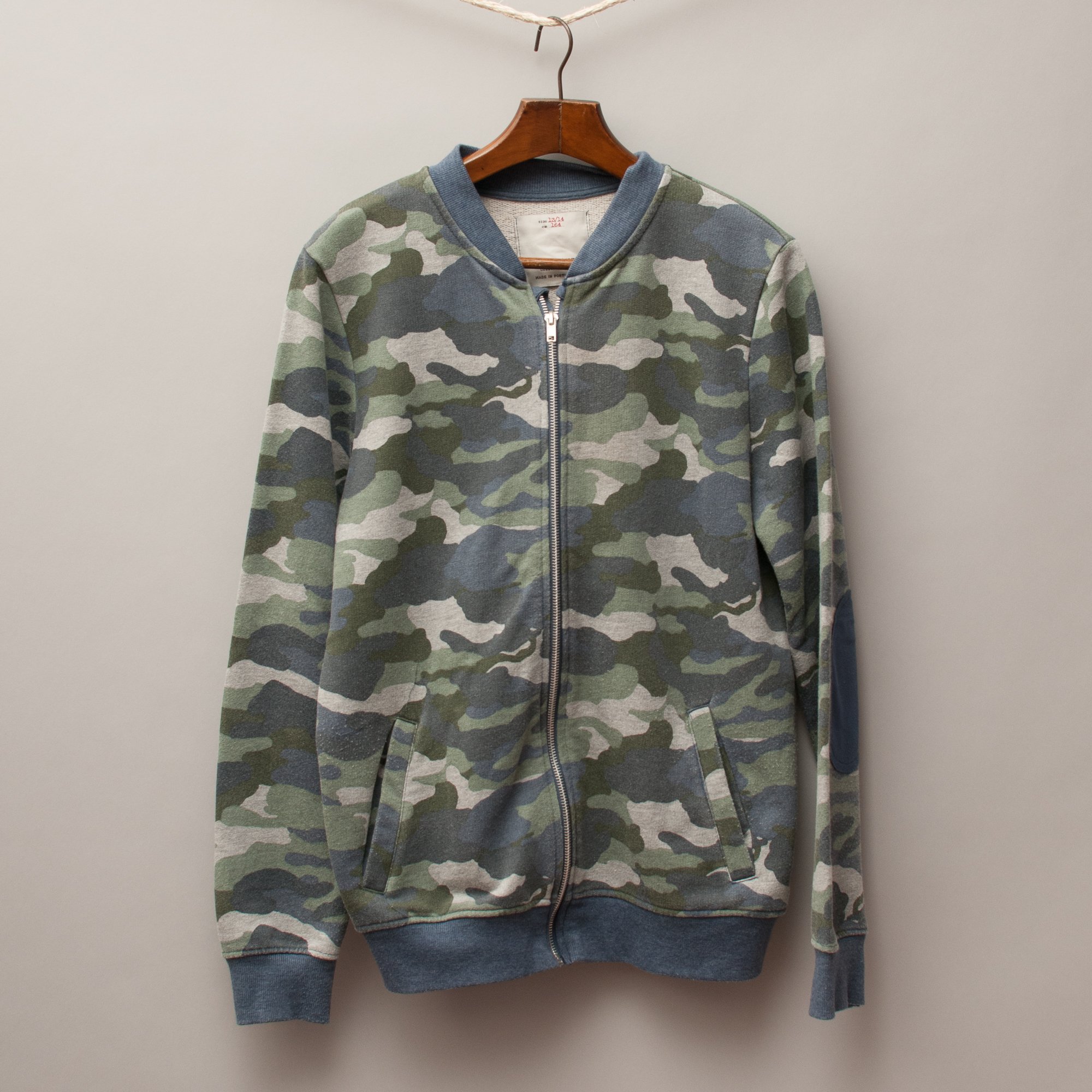 camouflage jumper zara