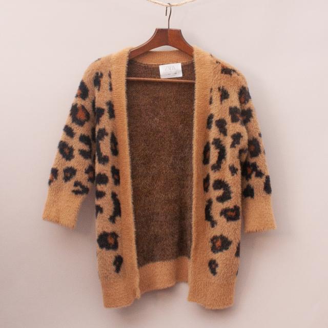 Zara Leopard Cardigan