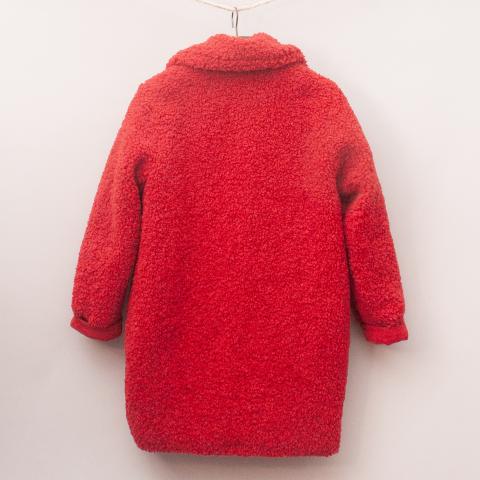 Zara Red Winter Coat