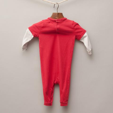 Ralph Lauren Red Romper