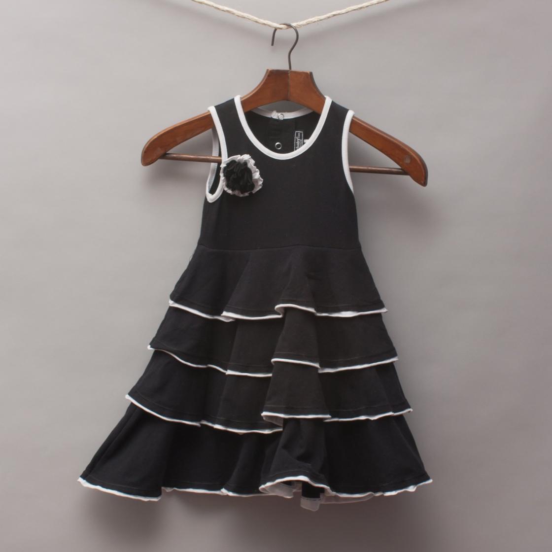 Rock Your Baby Black Ruffle Dress