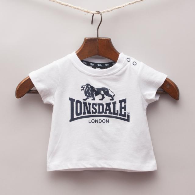 Lonsdale White T-Shirt