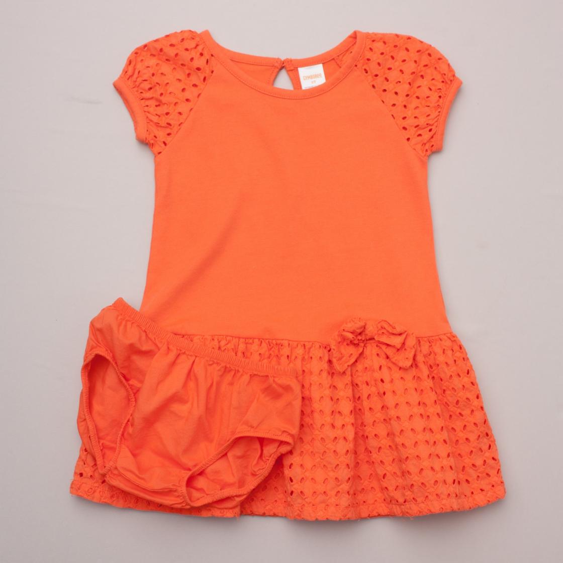  Gymboree Orange Dress & Bloomers