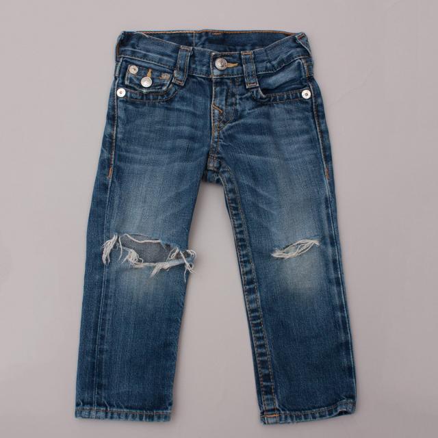 True Religion Distressed Jeans