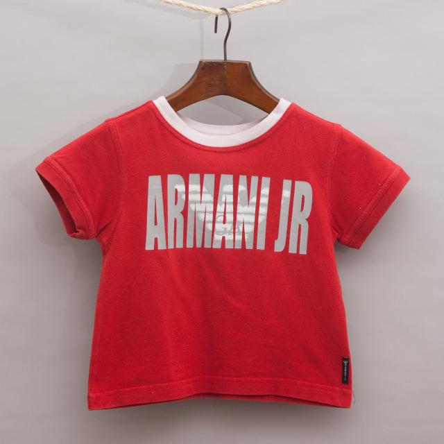 Armani Red T-Shirt