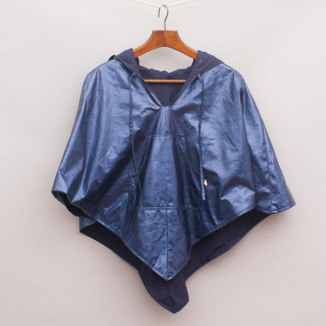 Kinder Cobbler Metallic Poncho