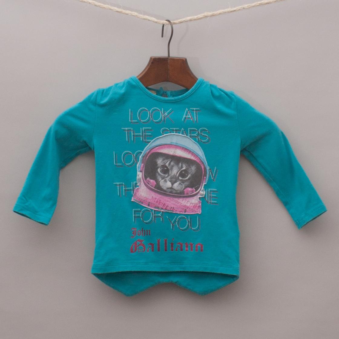 John Galliano Space Cat Long Sleeve