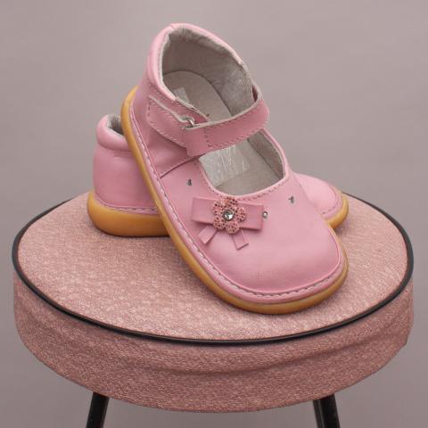 Pink Embellished Shoes - UK 6