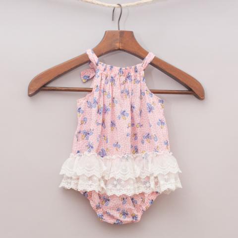 Bebe Floral Romper