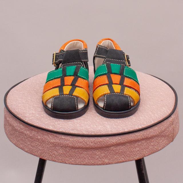 Crocodilino Coloured Suede Sandals - EU 19 "Brand New"