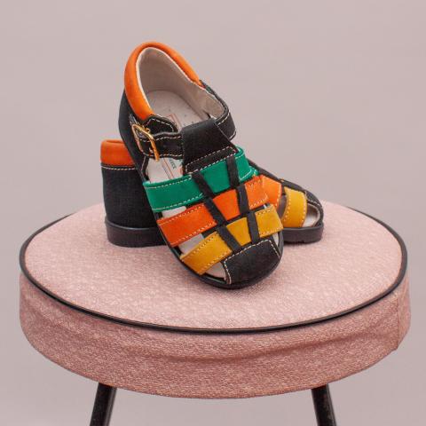 Crocodilino Coloured Suede Sandals - EU 19 "Brand New"
