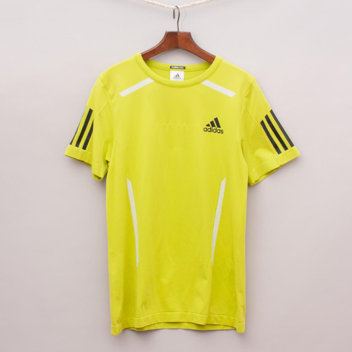 Adidas Lime Yellow Sports Jersey (Reduced - WAS $20)