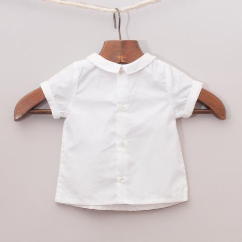 Jacadi White Collared Shirt "Brand New"