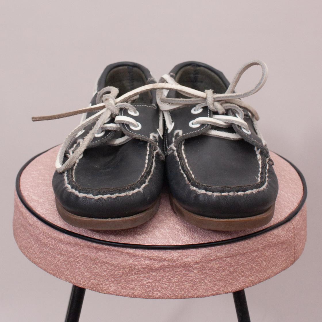 Walnut Charcoal Boat Shoes - EU 31