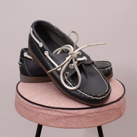 Walnut Charcoal Boat Shoes - EU 31