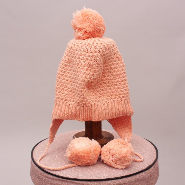 Seed Pom Pom Beanie - 0-3Mths