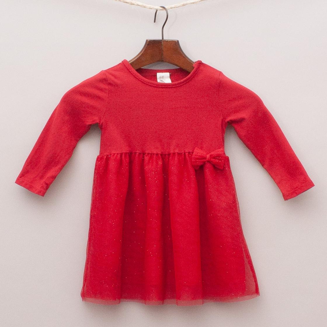 H&M Red Tulle Dress