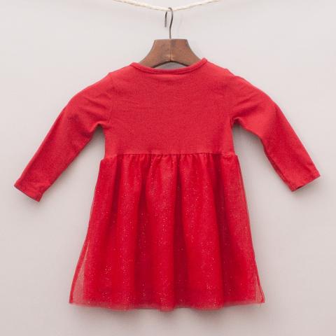 H&M Red Tulle Dress