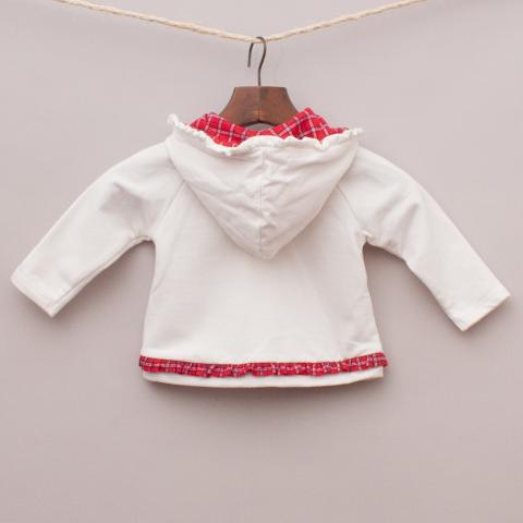 Free Style Baby Tartan Hooded Jumper