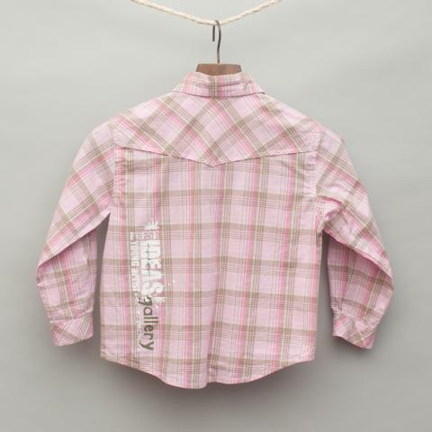 Pink Plaid Shirt