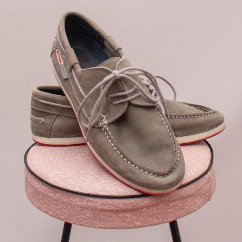 Garvalin Leather Boat Shoes - EU 36