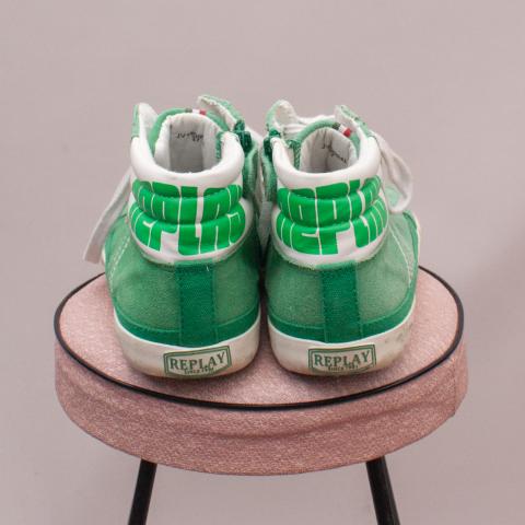 Replay Green Sneakers - EU 37