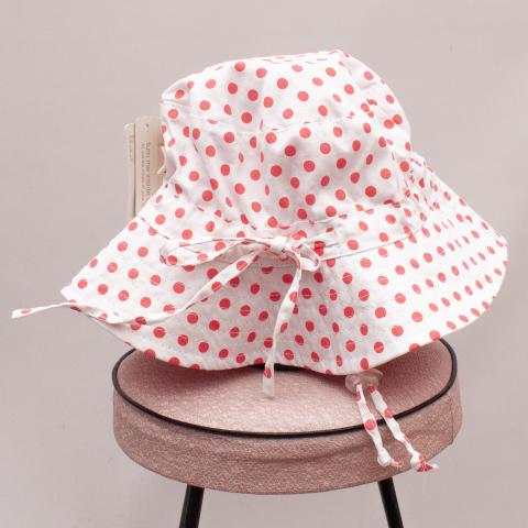 Toshi Polka Dot Bucket Hat "Brand New" - L