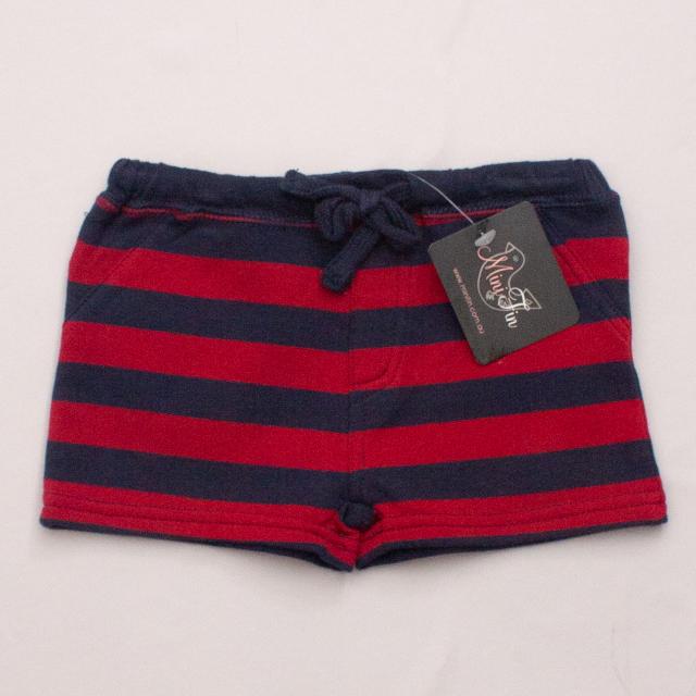 Mini Fin Striped Shorts "Brand New"