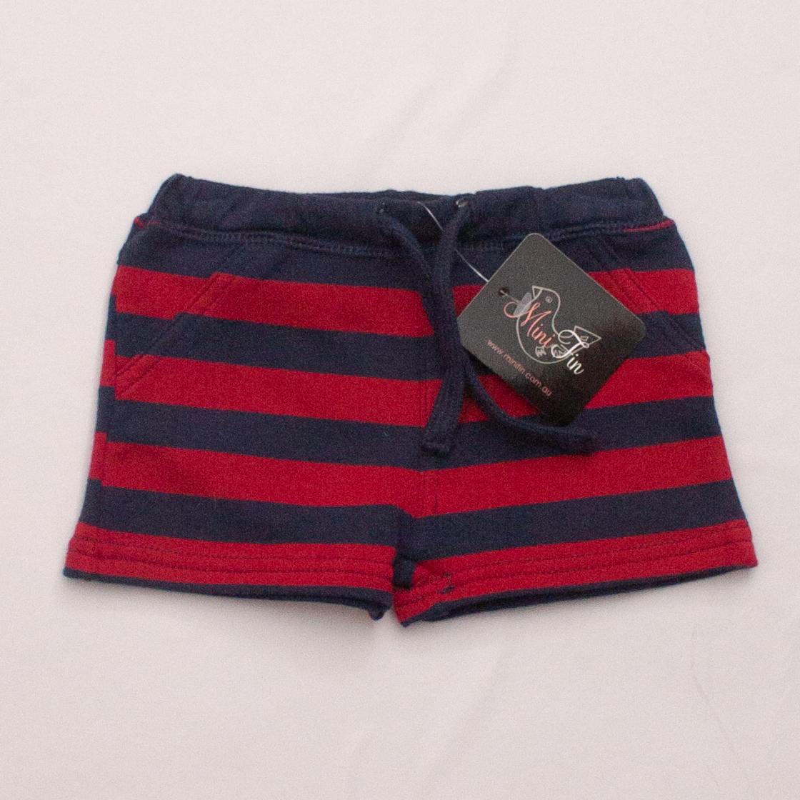 Mini Fin Striped Shorts "Brand New"