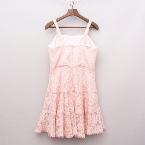 Bardot Pastel Lace Dress