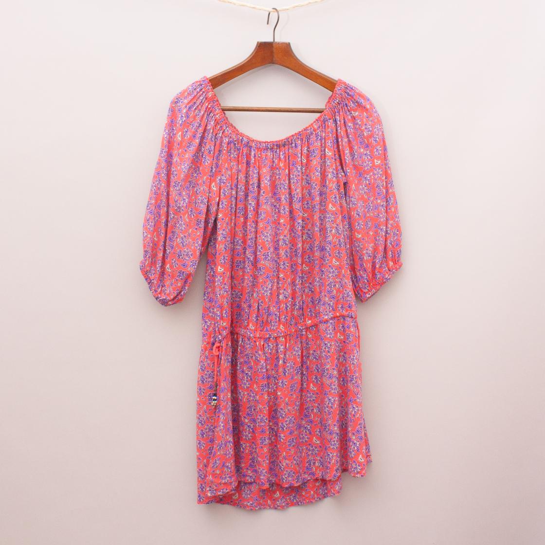 Tigerlily Patterned Peasant Dress