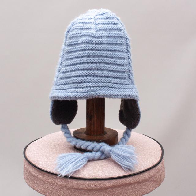 Purebaby Gingham Organic Cotton Hat - S 