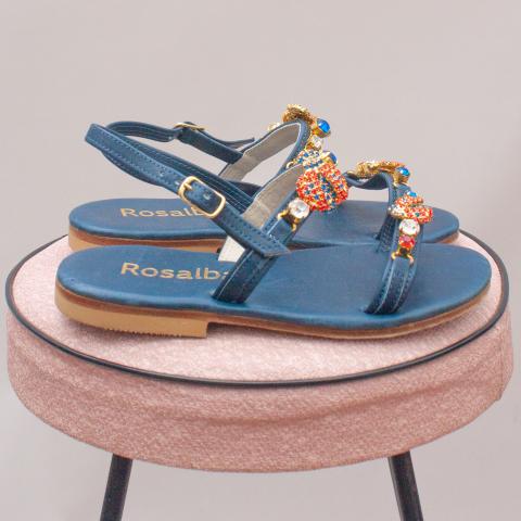 Rosalba Jewel Embellished Sandals - EU 29